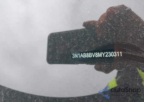 2021 Nissan Sentra S Xtronic Cvt z USA, uszkodzony, nr VIN 3N1AB8BV8MY230311